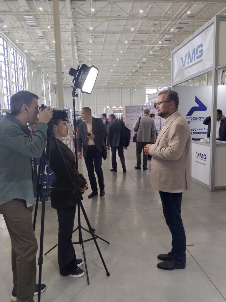 Директор Внешмальтиграф на выставке Wire 2026 Директор VMG Metal на выставке Wire 2026
